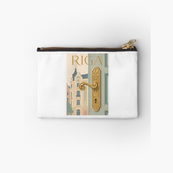 Item preview, Riga Ornate Door Handle Poster designed and sold by Beyond Destinations.