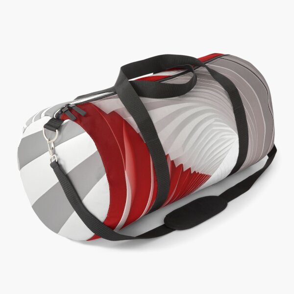 Item preview, Spiral Red and White Structure designed and sold by Vicky Brago-Mitchell®.