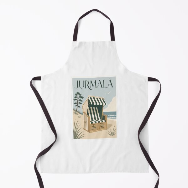 Item preview, Jurmala Beach Chair Travel Poster designed and sold by Beyond Destinations.