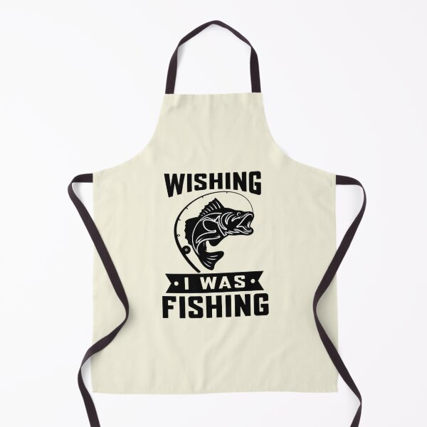 Item preview, Wishing I Was Fishing Funny Fisherman Gift designed and sold by Vicky021.