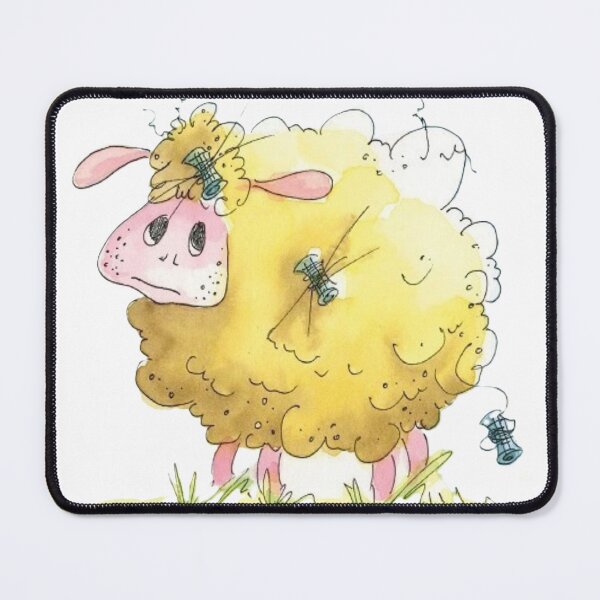 Item preview, Curly sheep's bad hair day designed and sold by derrydesign.