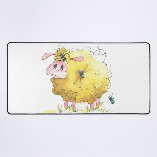 Item preview, Curly sheep's bad hair day designed and sold by derrydesign.