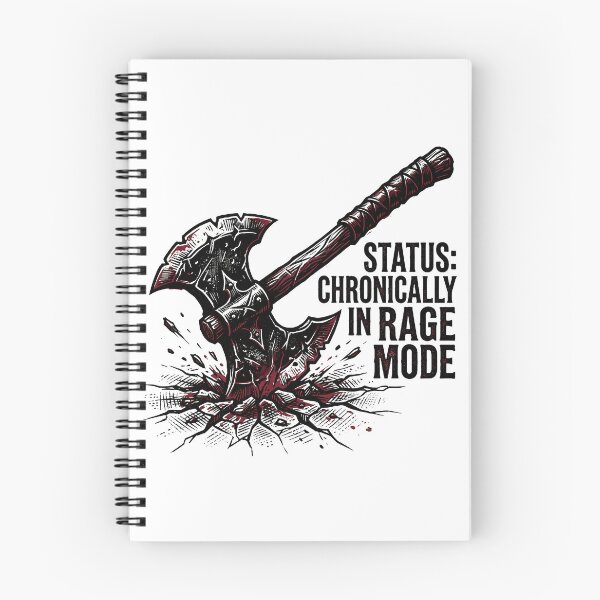 Item preview, Barbarian Class Rage Mode Executioners Axe Heavy Metal TTRPG designed and sold by WorldShop17.