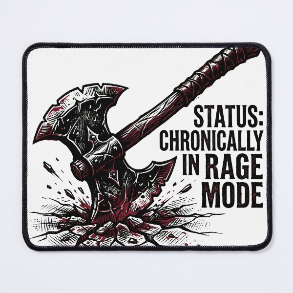 Item preview, Barbarian Class Rage Mode Executioners Axe Heavy Metal TTRPG designed and sold by WorldShop17.