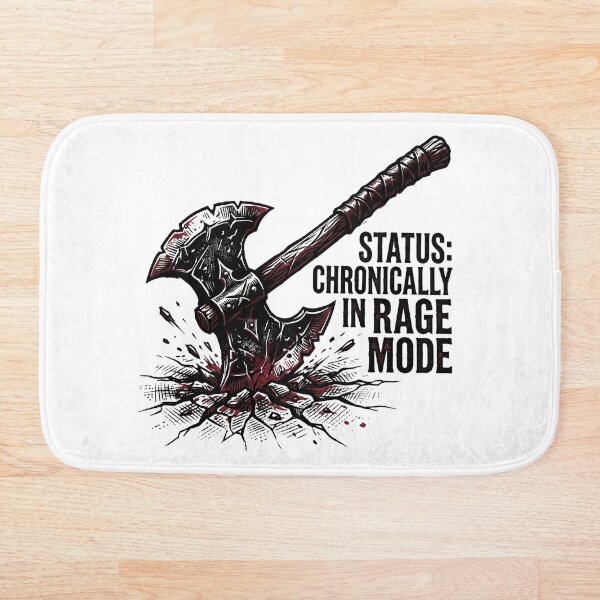 Item preview, Barbarian Class Rage Mode Executioners Axe Heavy Metal TTRPG designed and sold by WorldShop17.