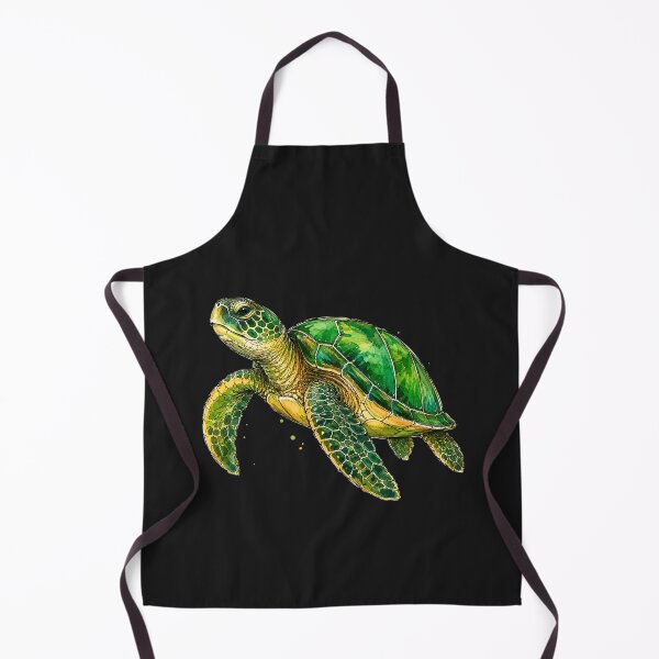 Item preview, Minimal Sea Turtle Watercolor | Hand Drawn Marine Illustration designed and sold by ColorSplash123.