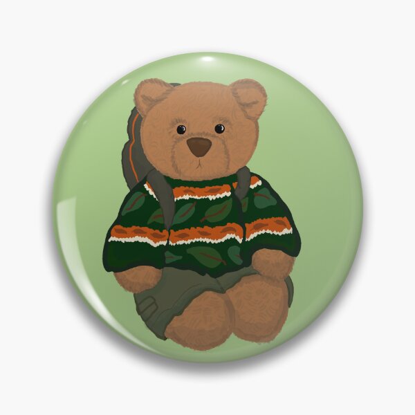 Item preview, Hiking Bear designed and sold by littlestickershoppe.