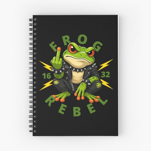 Item preview, Rebel Frog Middle Finger designed and sold by pUNKnown.