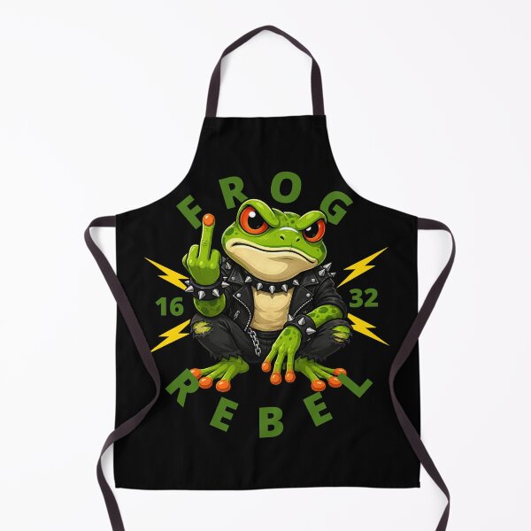 Item preview, Rebel Frog Middle Finger designed and sold by pUNKnown.