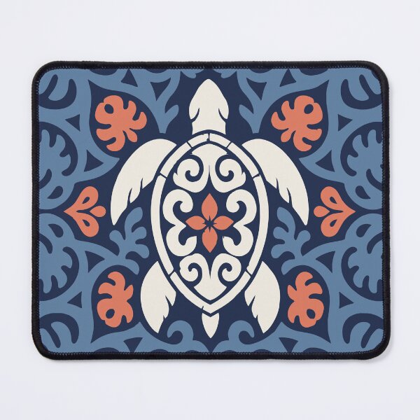 Item preview, Honu Sea Turtle – Polynesian Tifaifai Pattern designed and sold by Tahitifaifai.
