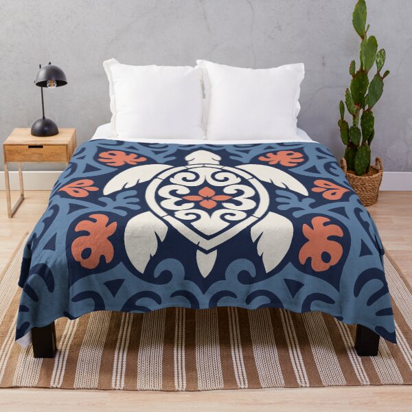 Item preview, Honu Sea Turtle – Polynesian Tifaifai Pattern designed and sold by CreaTahiti.