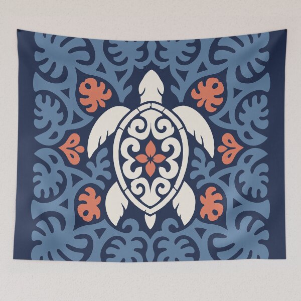 Item preview, Honu Sea Turtle – Polynesian Tifaifai Pattern designed and sold by CreaTahiti.