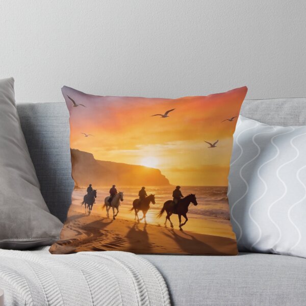 Item preview, Horseback Ride at Sunset designed and sold by vernonplatt.