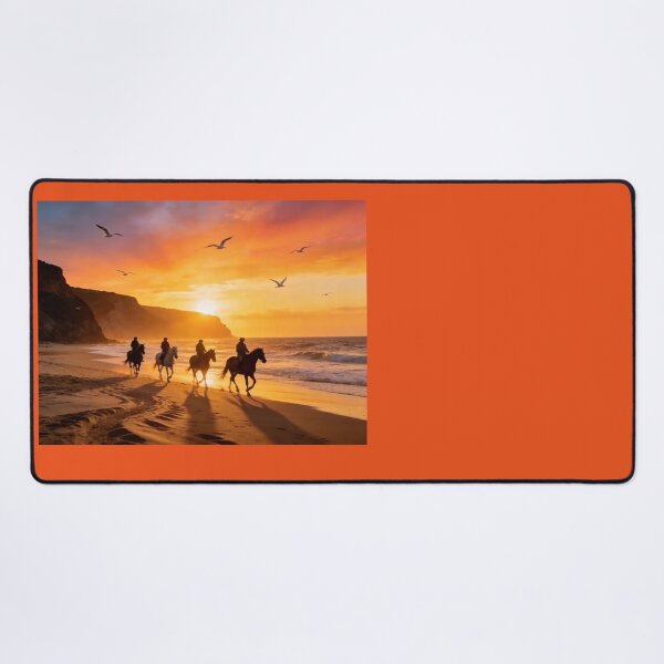 Item preview, Horseback Ride at Sunset designed and sold by vernonplatt.
