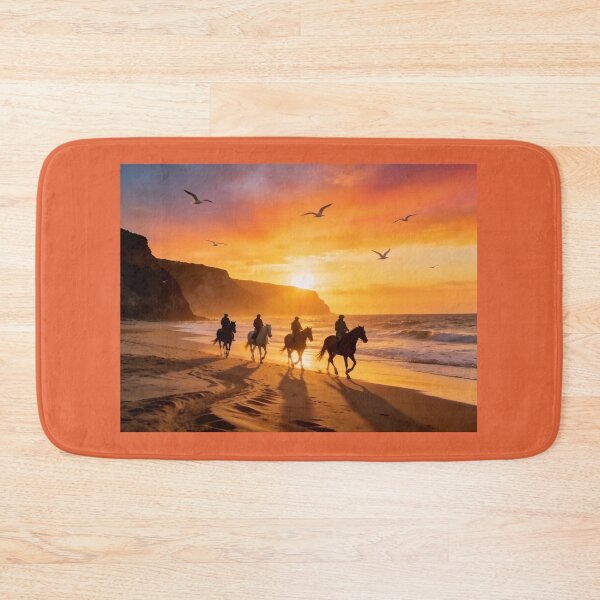 Item preview, Horseback Ride at Sunset designed and sold by vernonplatt.
