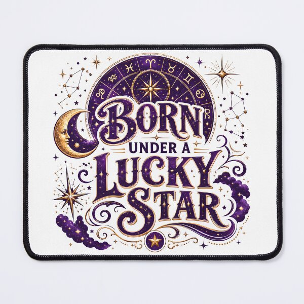 Item preview, gift for astrology lovers, lucky star gifts, unique star art, astrological sign gifts designed and sold by TrueArtVibes.