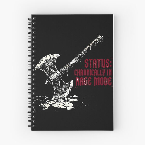 Item preview,  Barbarian Class Rage Mode Executioners Axe Heavy Metal TTRPG designed and sold by WorldShop17.