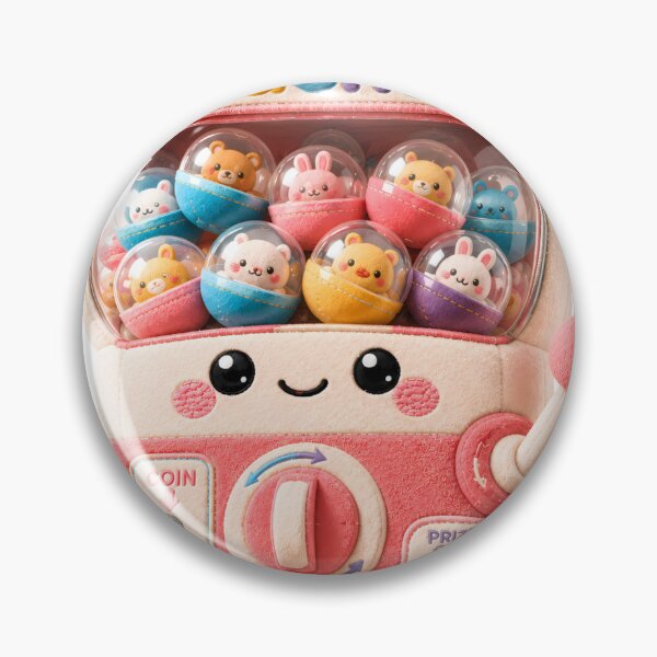 Item preview, Giant Gacha Machine Plush designed and sold by KJ Frost.