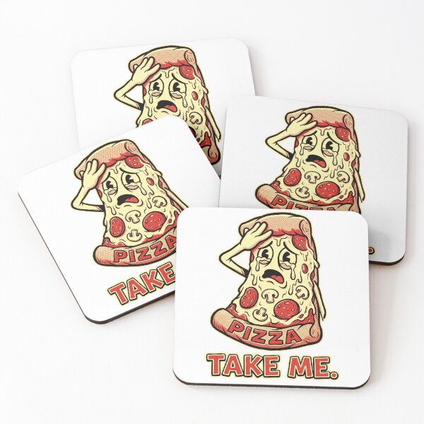 Item preview, Dramatic Pizza Slice Print designed and sold by Ortsas.