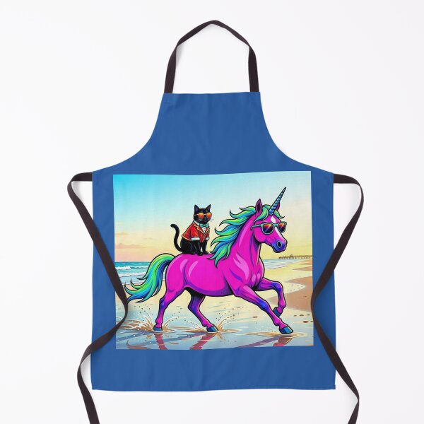 Item preview, Surreal Summer Fantasy – Cat Riding Unicorn designed and sold by Dogandesighn.