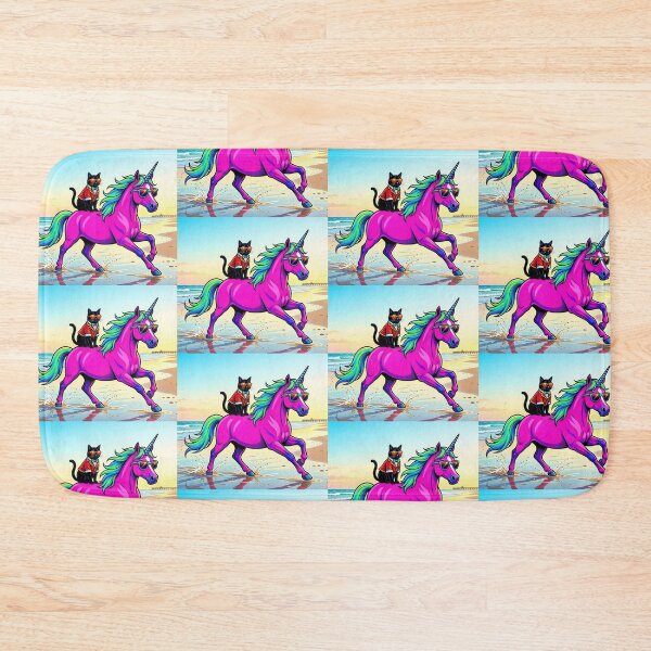 Item preview, Surreal Summer Fantasy – Cat Riding Unicorn designed and sold by Dogandesighn.