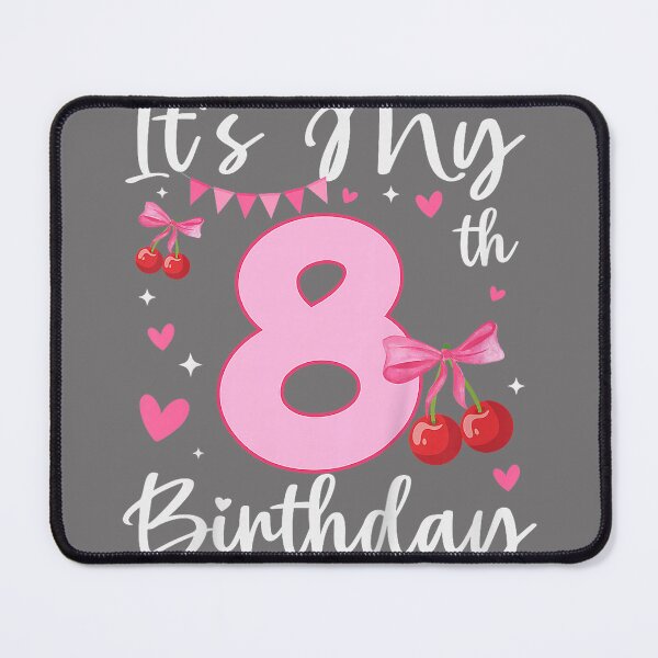 Item preview, 8th Birthday Cherry Themed 8 Year Old Fruit Lover designed and sold by KristineLi.