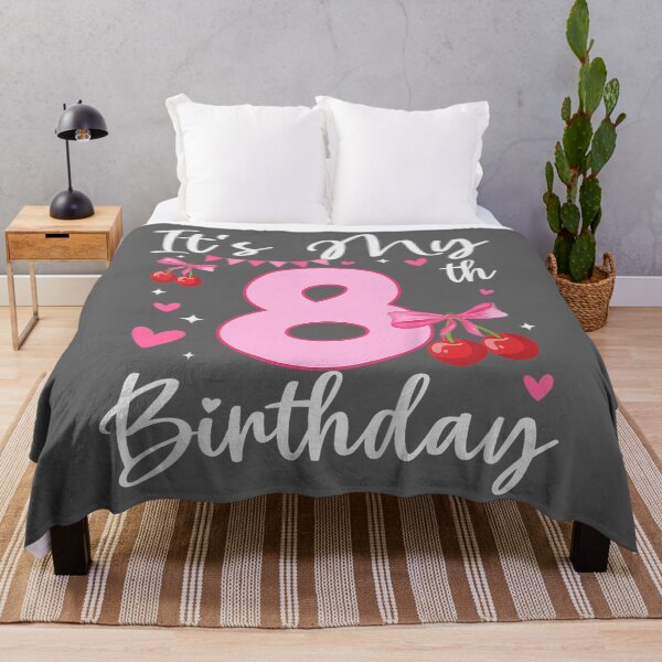Item preview, 8th Birthday Cherry Themed 8 Year Old Fruit Lover designed and sold by KristineLi.