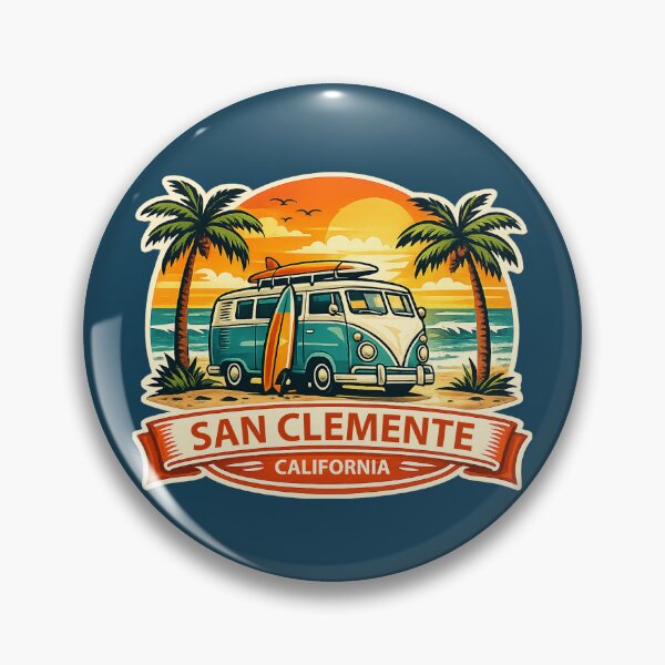 Item preview, San Clemente California Surf Van designed and sold by getpressedshirt.