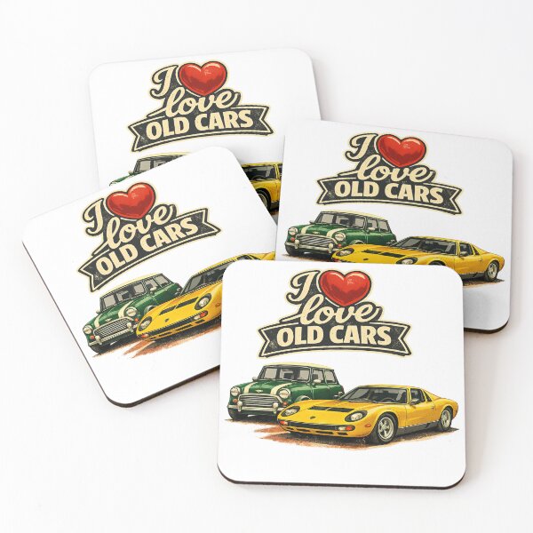 Item preview, I love old cars Miura and Mini designed and sold by PabDam.