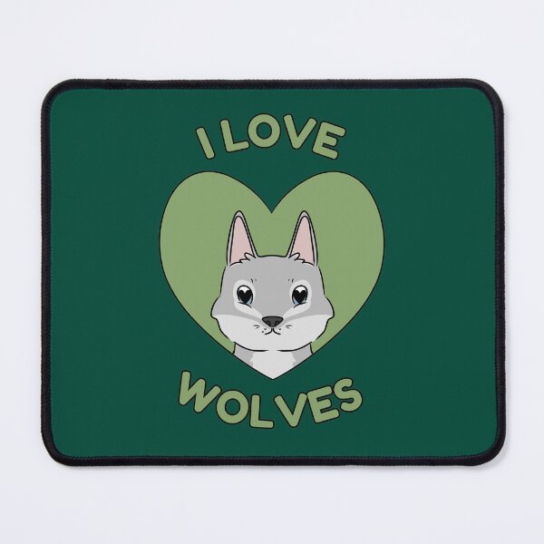 Item preview, I LOVE WOLVES designed and sold by HugSomeNettles.