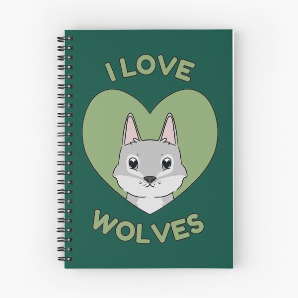 Item preview, I LOVE WOLVES designed and sold by HugSomeNettles.