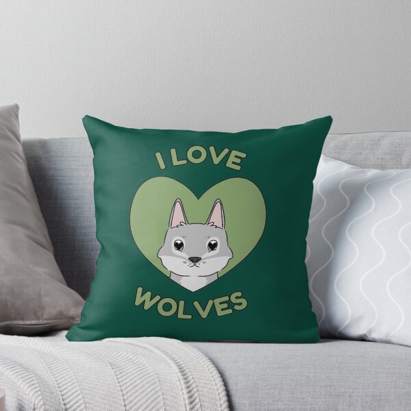 Item preview, I LOVE WOLVES designed and sold by HugSomeNettles.