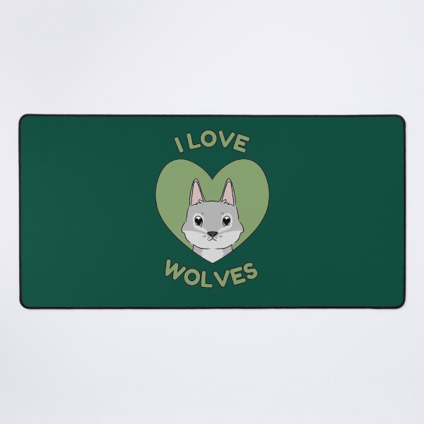 Item preview, I LOVE WOLVES designed and sold by HugSomeNettles.