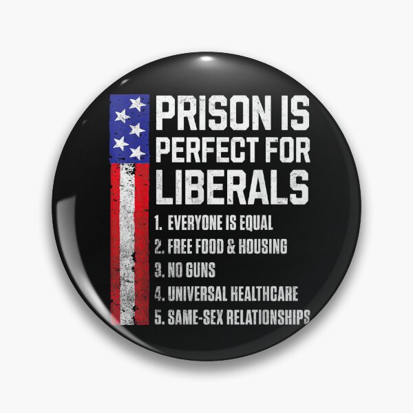 Item preview, Prison Is Perfect For Liberals Funny Conservative Political Shirt designed and sold by CareerKitties.