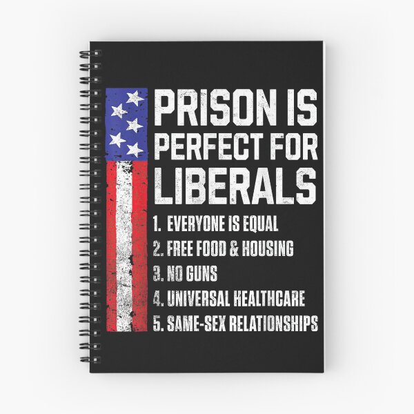 Item preview, Prison Is Perfect For Liberals Funny Conservative Political Shirt designed and sold by CareerKitties.