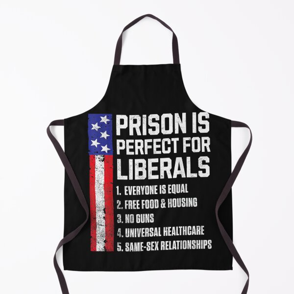 Item preview, Prison Is Perfect For Liberals Funny Conservative Political Shirt designed and sold by CareerKitties.