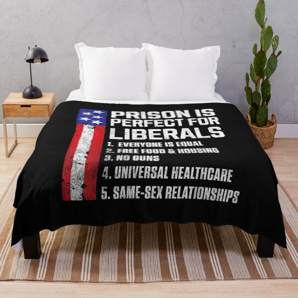 Item preview, Prison Is Perfect For Liberals Funny Conservative Political Shirt designed and sold by CareerKitties.