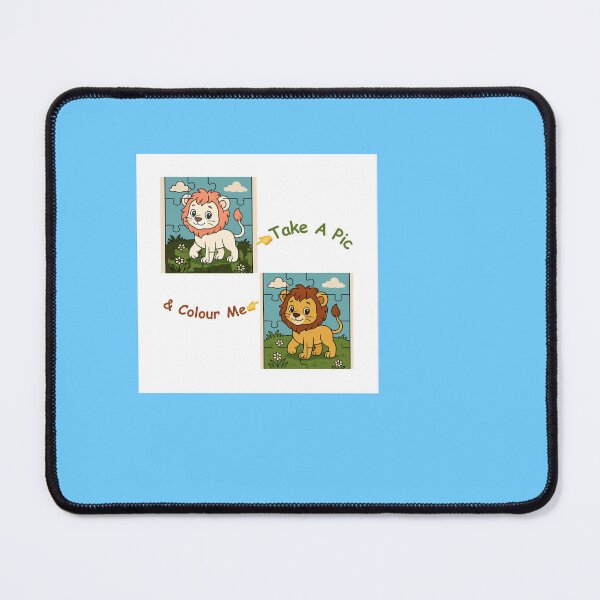Item preview, Take a Pic & Colour Me – Cute Lion Cubs Kids Colouring Activity designed and sold by TimelessTalks9.