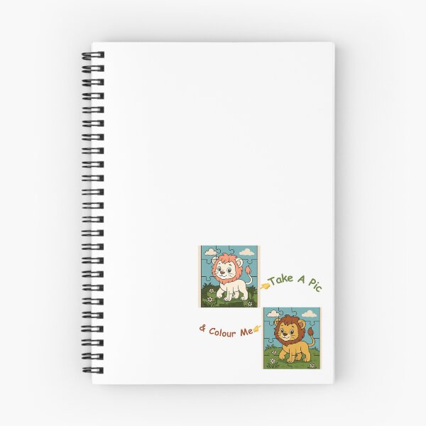 Item preview, Take a Pic & Colour Me – Cute Lion Cubs Kids Colouring Activity designed and sold by TimelessTalks9.