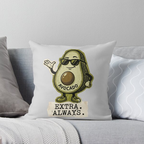 Item preview, Unbothered Avocado Tee designed and sold by Ortsas.