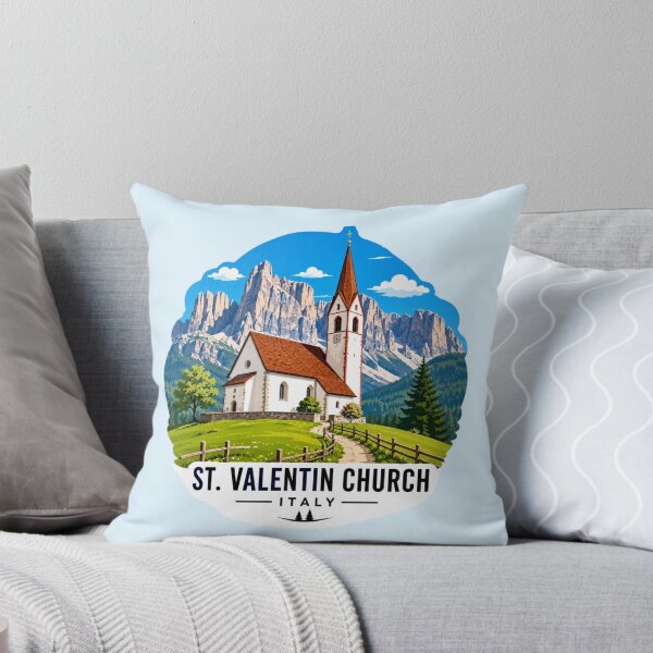 Aperçu de l'œuvre Église Saint-Valentin, Italie - Dolomites créée et vendue par Myra365Art.