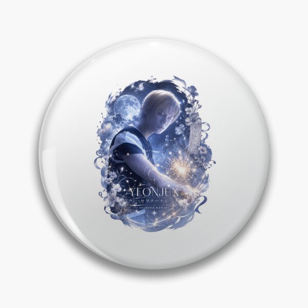 Item preview, TXT Yeonjun Setsuna Hanabi wall poster with starry sky full moon designed and sold by Valeree Store.