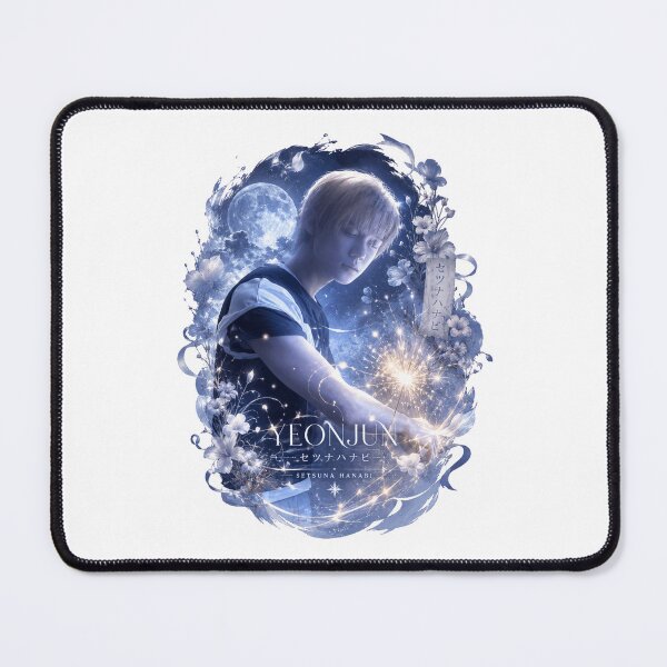 Item preview, TXT Yeonjun Setsuna Hanabi wall poster with starry sky full moon designed and sold by Valeree Store.
