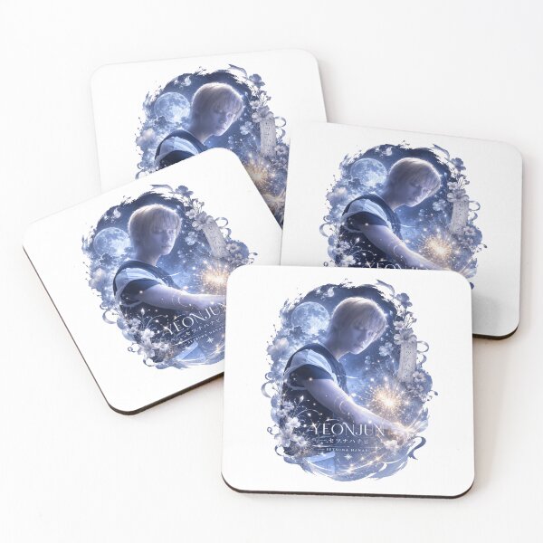 Item preview, TXT Yeonjun Setsuna Hanabi wall poster with starry sky full moon designed and sold by Valeree Store.