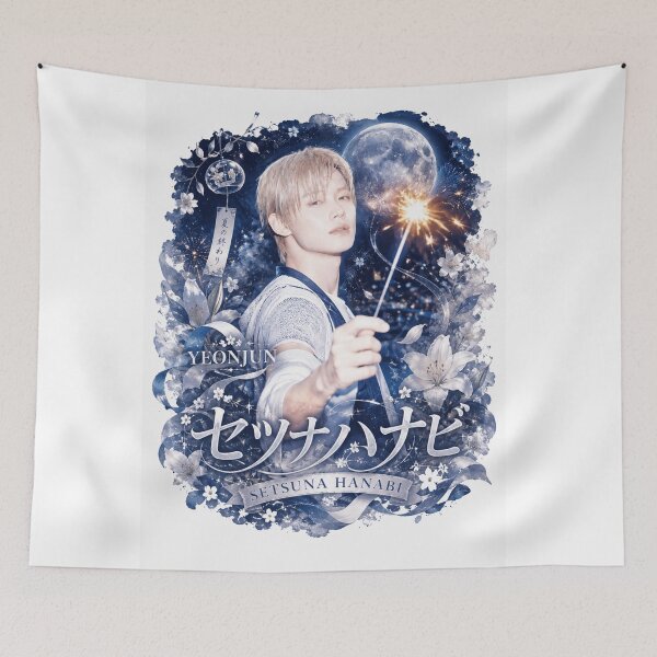 Item preview, Tomorrow X Together Yeonjun Setsuna Hanabi anime concept artwork designed and sold by Valeree Store.