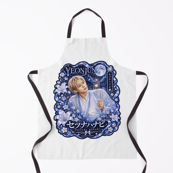 Item preview, Yeonjun TXT Setsuna Hanabi fireworks under full moon night sky designed and sold by Valeree Store.