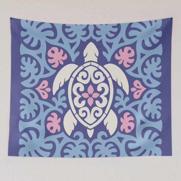 Item preview, Honu Sea Turtle – Pastel Nursery Tifaifai designed and sold by Tahitifaifai.
