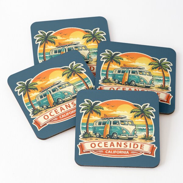 Item preview, Oceanside California Surf Van designed and sold by getpressedshirt.