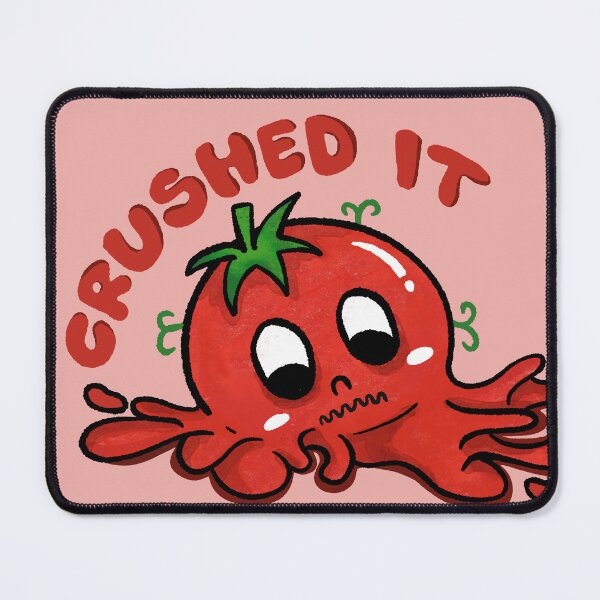 Item preview, Hand Drawn Cute Crushed Tomato Doodle Art designed and sold by lazypencil.art.