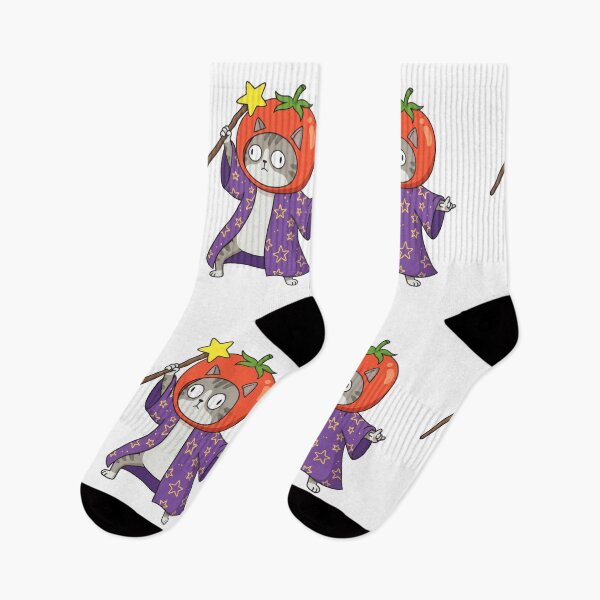Item preview, Weird Funny Wizard Tomato cat blessing everyone designed and sold by Woketoon.